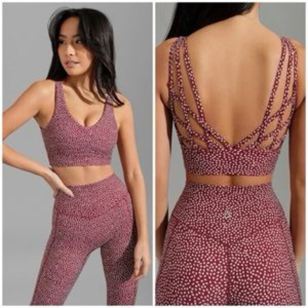 Buff Bunny Sports Bra in Bossy Print Red